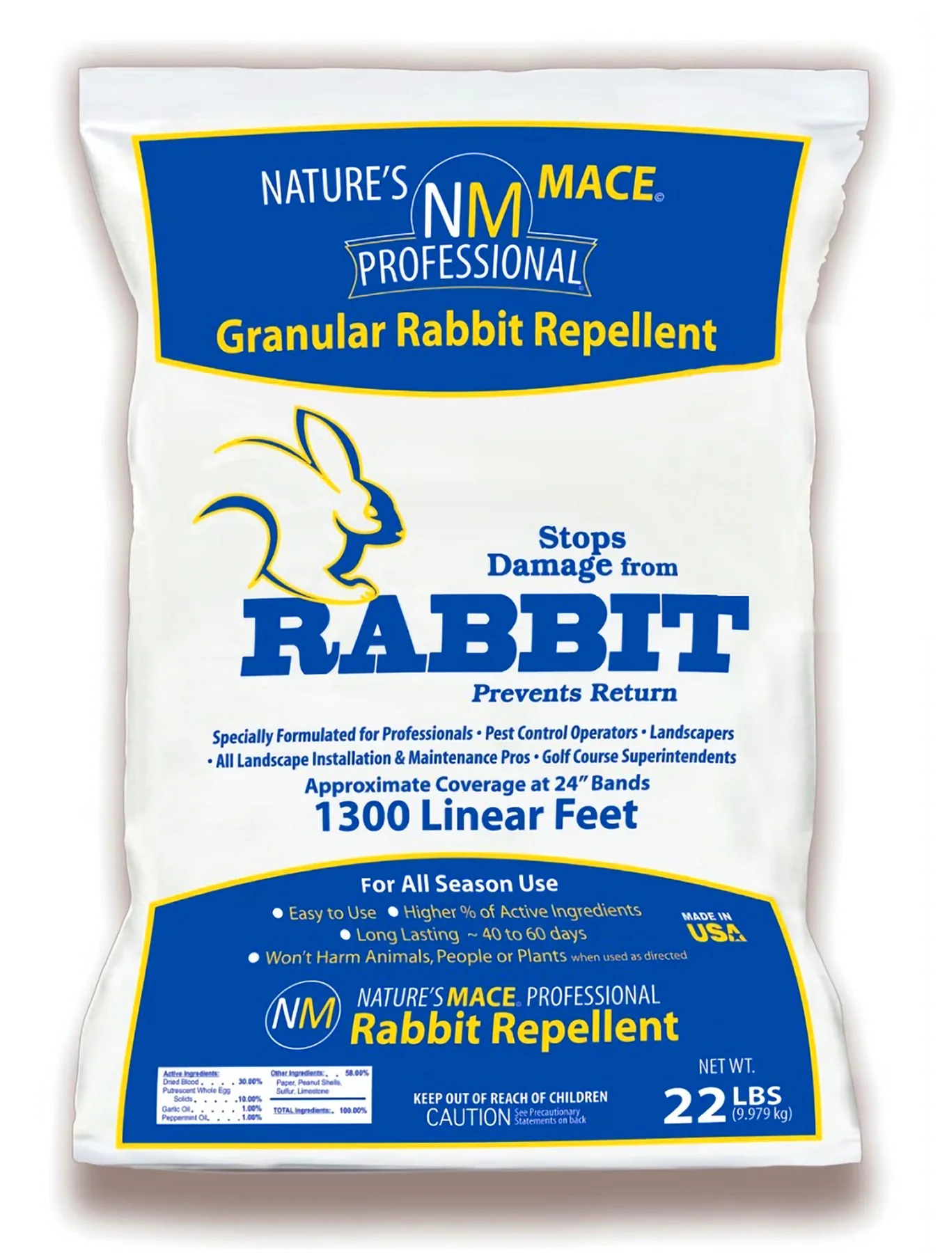 Nature's MACE PRO Rabbit Repellent Granular